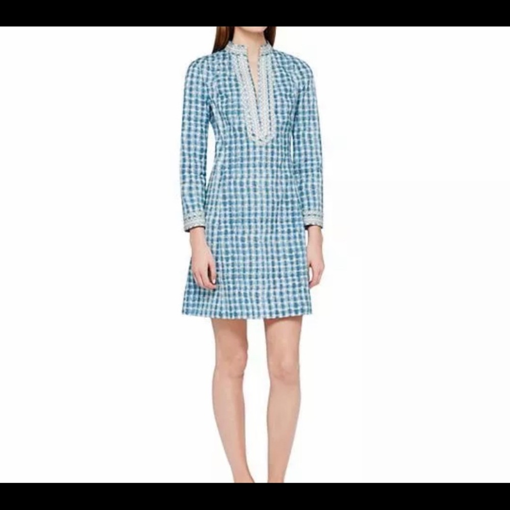 Tory Burch blue tunic dress size 4 XS S